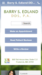 Mobile Screenshot of edlanddental.com